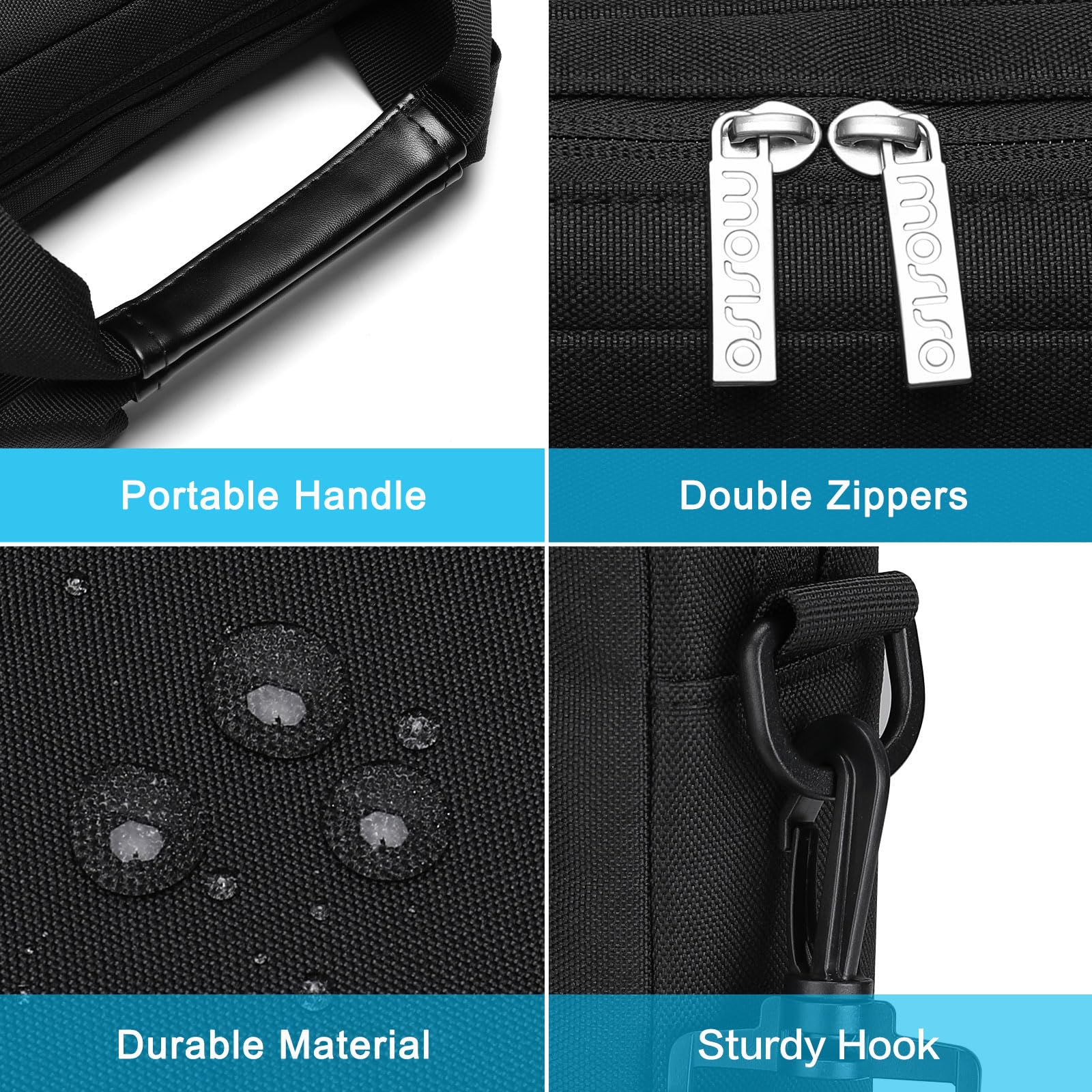 MOSISO Laptop Shoulder Bag 17.3 inch, 17-17.3 inch Computer Bag