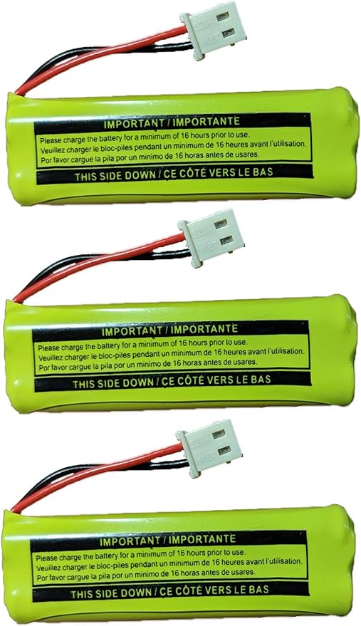JustGreatDealz Battery BT183482 BT283482 for Vtech Cordless Telephones CS6114 CS6409 CS6419 DS6401 DS6421 DS6422 DS6423 DS6424 DS6425 DS6426 DS6472 LS6405 LS6425 LS6426 LS6475 LS6476 (3-Pack)