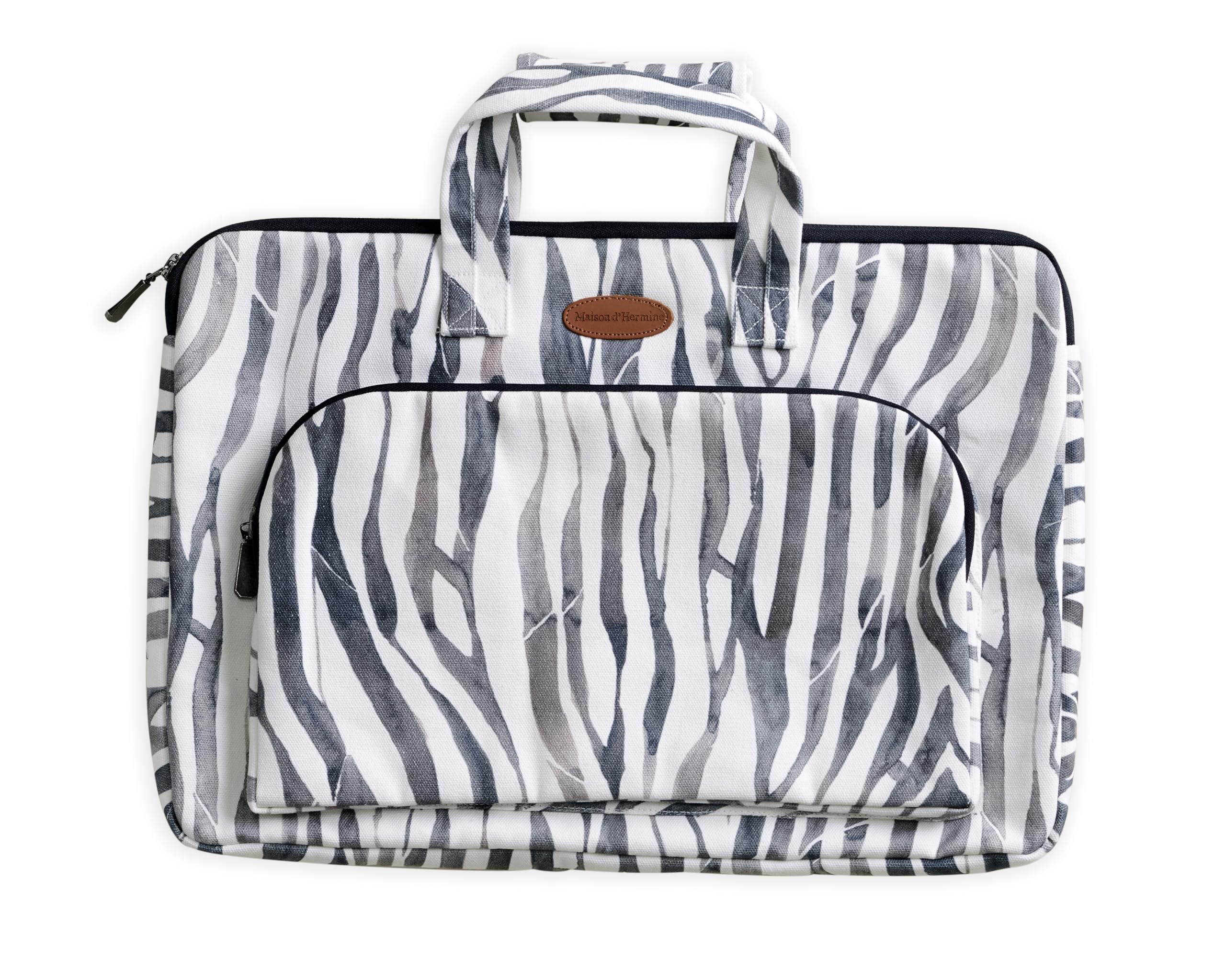 Maison d' Hermine Laptop Bag with Front Pocket Upto 15.5 inch Laptop Tablet