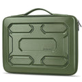 DOMISO 14 inch Laptop Sleeve with Handle Shockproof Computer Bag Waterproof EVA Protective Carrying Case for 14" ThinkPad E480/Yoga 920/13.5" Microsoft Surface Book/HP Pavilion 14 Stream 14, Green