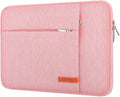 Lacdo Laptop Sleeve Case for 15 inch New MacBook Air M4 A3241 2025, M3 A3114, M2 A2941 2024-2023, 15 inch MacBook Pro A1990 A1707, Dell XPS 15 Plus Computer Case Bag with Accessory Pocket, Peach