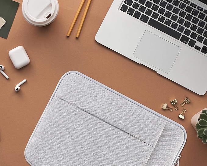 Lacdo Chromebook Case 11 Inch Laptop Sleeve for 11 Inch Acer HP Lenovo Dell Samsung ASUS Chromebook Spin 3 11, 13 inch New Surface Pro 11 Copilot+PC / 10 9 8 X, 11.6" MacBook Air Computer Bag, Gray
