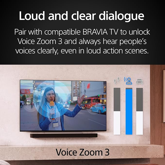 Sony BRAVIA Theater Bar 9 Soundbar for TV Surround Sound Home Theater with 13 Speakers, Dolby Atmos/DTS:X, 360 Spatial Sound Mapping, HDMI 2.1 and Supports Spotify Connect/Apple AirPlay (HT-A9000)
