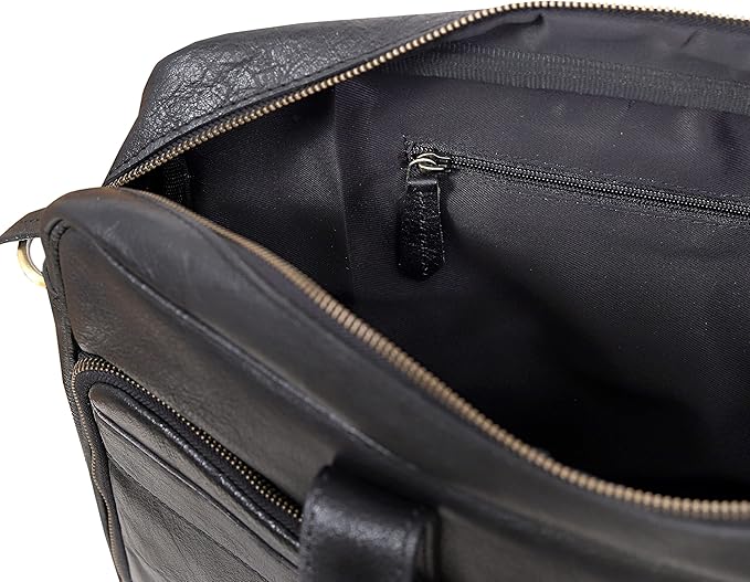 VC VINTAGE COUTURE Leather briefcase bag for men Leather Laptop Bags For Men and Women Travel Messenger Bag