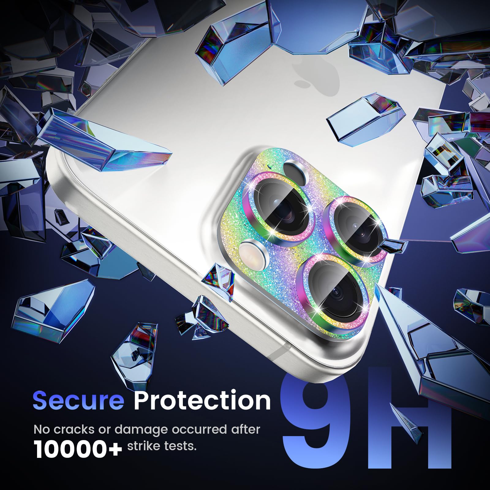 Tensea for iPhone 16 Pro Max/16 Pro/14 Pro Max/14 Pro Camera Lens Protector