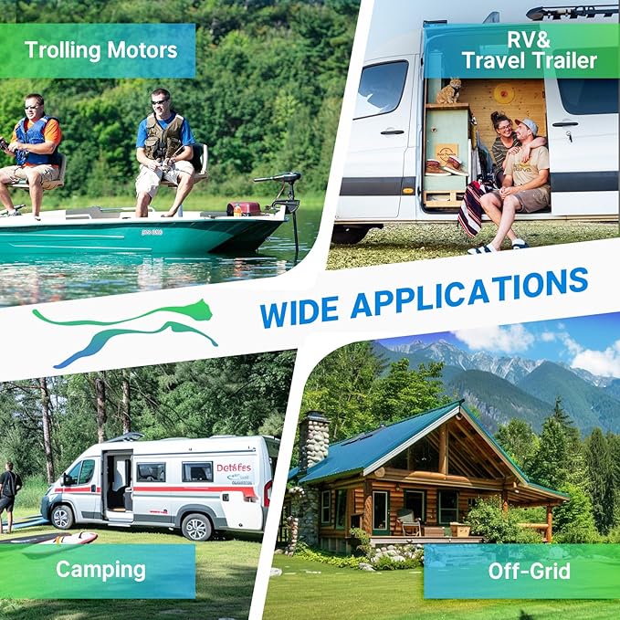 Redodo 2 Pack 12V 100Ah Lithium LiFePO4 Battery, Group 31 Battery Built in 100A BMS, Up to 15000 Cycles, 10 Years Lifetime, Perfect for RV, Off Grid, Solar, Marine, Trolling Motor