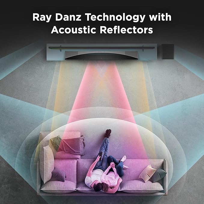 TCL Q75H Q Class 5.1.2 Channel Soundbar with Dolby Atmos, DTS:X, Ray Danz Technology, Wireless Subwoofer, and Bluetooth Music Streaming
