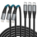 iPhone Cable Fast Charging [MFi Certified] USBC Lightning Cable 6FT, 3 Pack