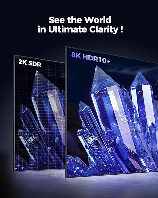 Silkland Certified Long 10K 8K HDMI 2.1 Cable 20ft, (Upgrade Braided) Ultra High Speed HDMI® Cable [8K@60Hz, 4K@120Hz] 48Gbps, HDR, eARC, HDCP 2.2/2.3, Compatible for PS5/Xbox/Soundbar/Roku TV