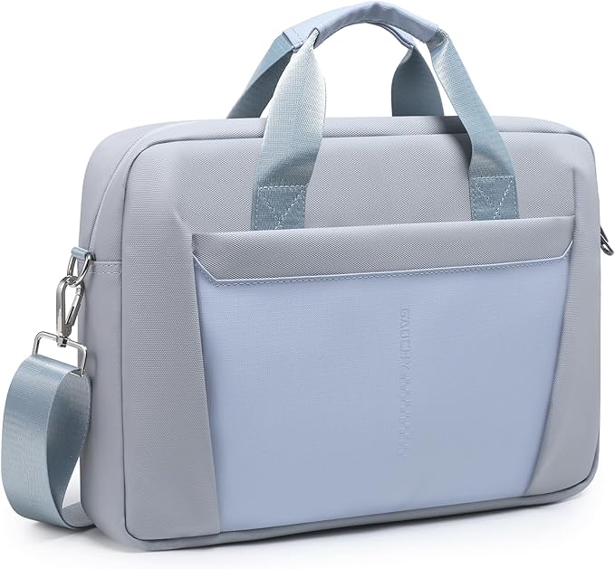 15-16 Inch Laptop Shoulder Bag Business Briefcase Water Resistant Computer Messenger Bags Compatible with MacBook Pro 16, MacBook Air 15 M4, HP, Dell, ASUS Notebook, Blue