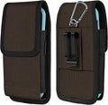 Phone Holster for Belt with Metal Clip and Magnetic Closure Compatible with Galaxy S25/S24/S23/S22/S21/S20 Ultra A16 A26 A35 A36 A55 A56 for Everyday Protection, XL-Coffee