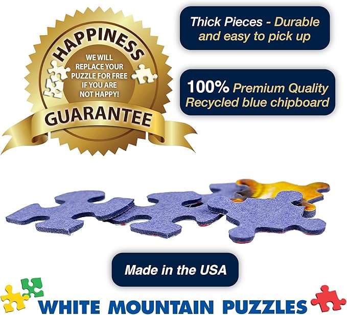 White Mountain in The Cheap Seats Jigsaw Puzzles for Adults 500 Pieces Baseball Puzzle