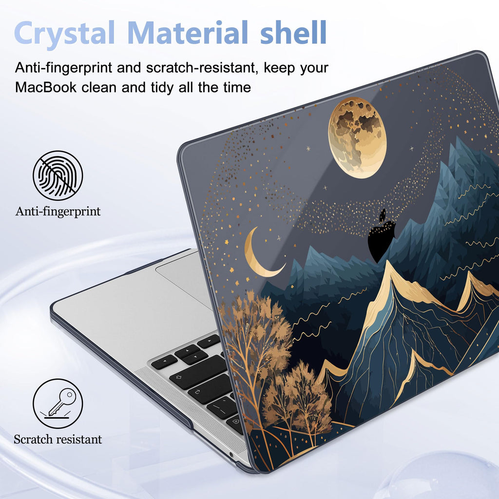 May Chen Compatible with MacBook Pro 13 inch Case with Touch Bar 2022 2021 2020 Release A2338 M1/M2 A2251 A2289, Plastic Hard Shell Case with Keyboard Cover, Traditional