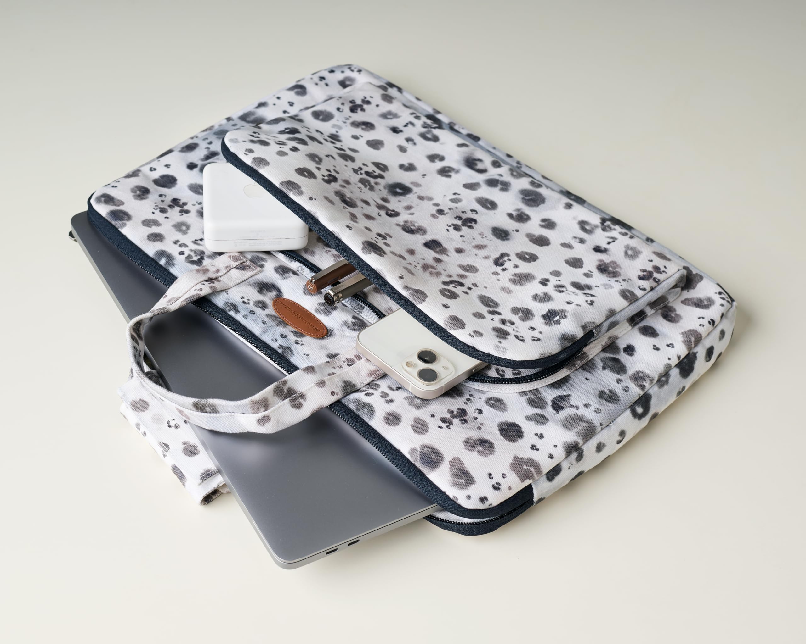 Maison d' Hermine Laptop Bag with Front Pocket Upto 15.5 inch Laptop Tablet