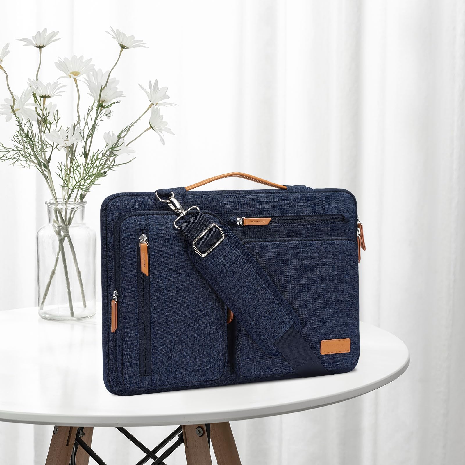 MOSISO 360 Protective Laptop Shoulder Bag, 15-15.6 inch Computer Bags