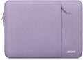 MOSISO Laptop Case 14 inch, 14 inch Laptop Sleeve Compatible with HP Lenovo Dell ASUS Acer, HP Stream, Dell Latitude, Lenovo IdeaPad, Polyester Vertical Computer Sleeve Bag with Pocket, Purple