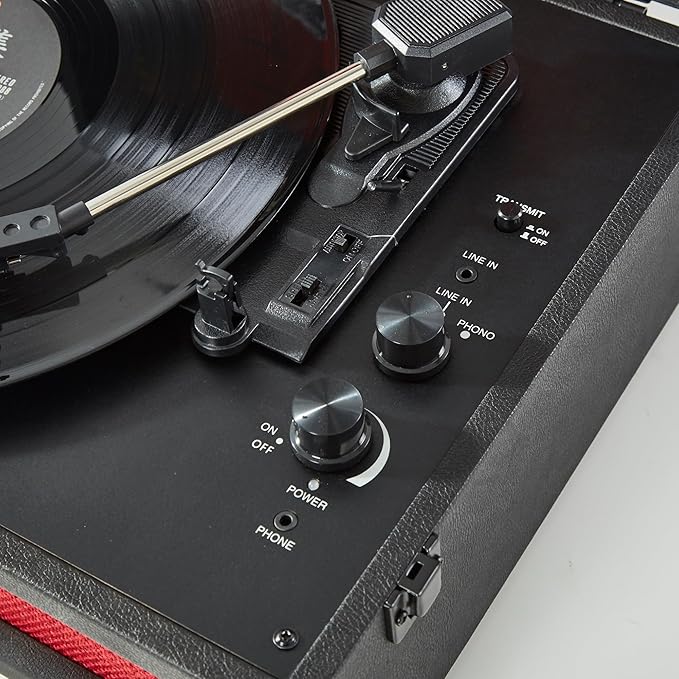 Arkrocket x Elvis Bluetooth Protable Record Player 3-Speed Bluetooth Input and Output Turntable Built-in Speakers with Magnetic Cartridge Auto Off - Elvis Presley '68