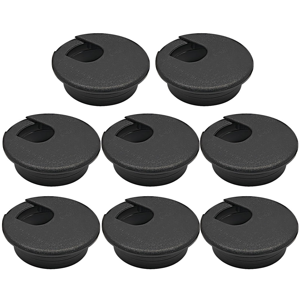 BOPOREAE 8 Pcs Desk Grommet 1-1/2" (38 mm), Desk Cord Hole Cover