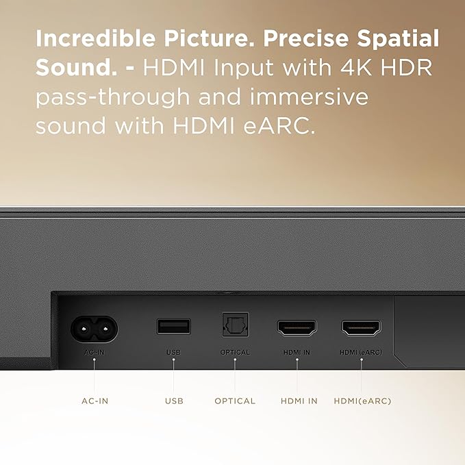 TCL Q65H Q Class 5.1 Channel Sound Bar with Dolby Atmos, DTS:X, Ray Danz Technology, Wireless Subwoofer, Wireless Surround Speakers, and Bluetooth Music Streaming