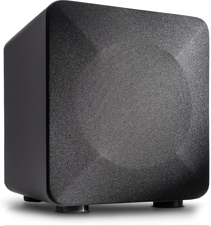 Audioengine S6 210W Compact Powered Mini Subwoofer- Powerful Bass in a Small Package - Great for Desktops, Apartments, Offices and Gaming Setups