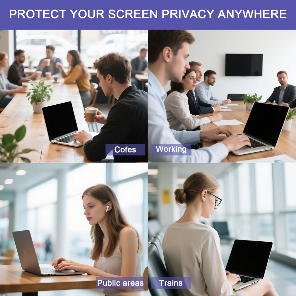 Halloive 360° Privacy Screen Protector for MacBook Pro 16 Inch (2021-2026)