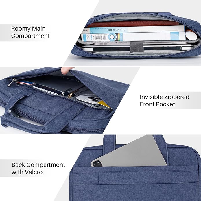 Laptop Shoulder Bag 15.6 16 17.3 Inch for Men Women,Waterproof Computer Carrying Case Messenger Bag Briefcase Work
