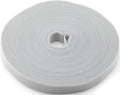 Saisn Reusable Fastening Tape Cable Ties 3/4 Inch Double Side Hook Roll (25 Yard, Grey)
