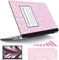 Tuiklol for MacBook Pro 14 Inch Case 2024-2021 Release M4 A3112 A3401 A3185/M3 A2918 A2992/M2 A2779/M1 A2442 Pro/Max,Hard Shell Case with Screen Protector for Touch ID,Composition Book