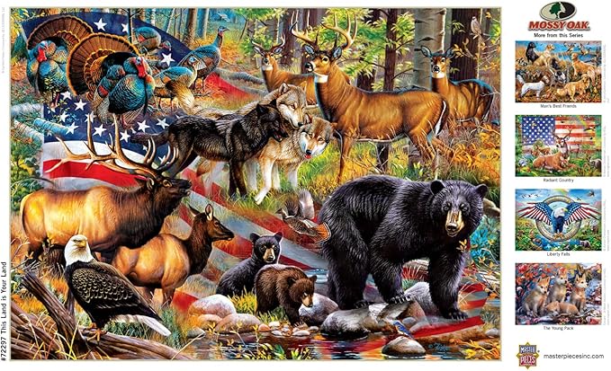 MasterPieces 1000 Piece Jigsaw Puzzle for Adults, Family, Or Youth - This Land is Your Land - 19.25"x26.75"