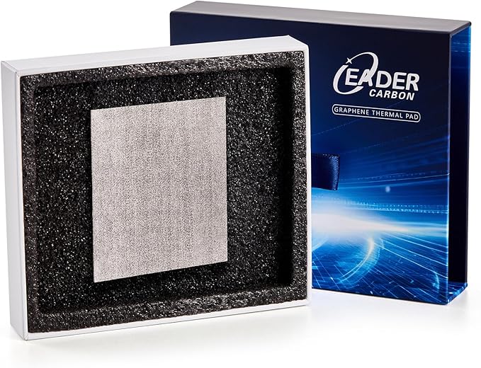 Thermal Pad,50 * 50 * 0.2mm,Graphene Thermal Pads for GPU/CPU/SSD/Electronics - Highly Efficient,Compressible (50 * 50mm)