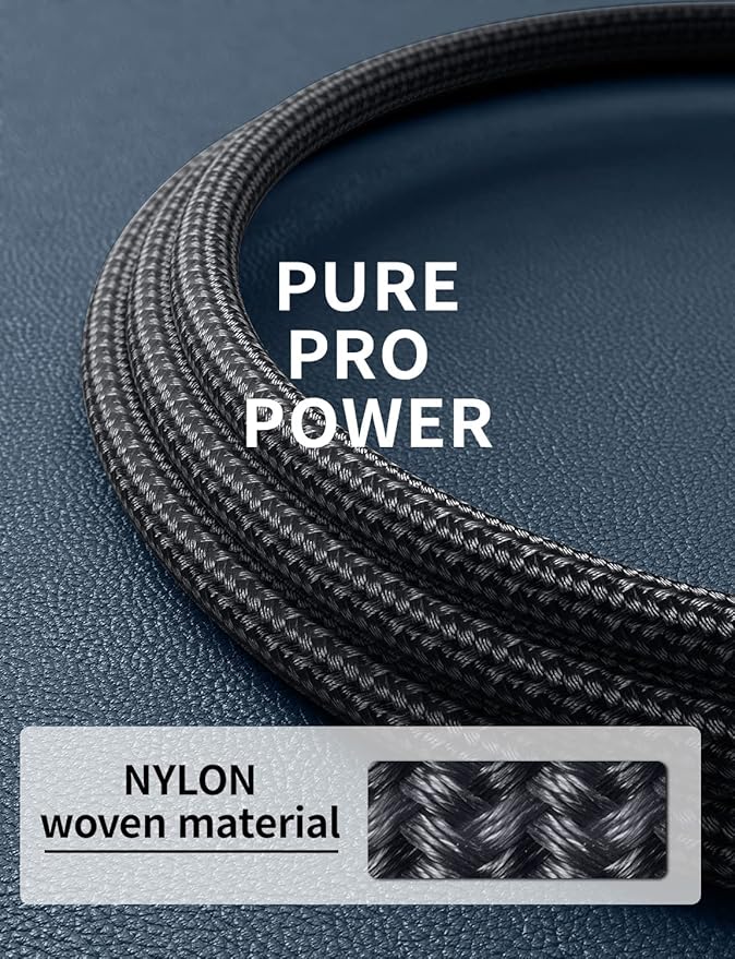 USB C Cable 10FT, 2Pack Long USB A to USB C Charger Cables, iPhone USBC Cable 3A Fast Charging Upgraded Extra Durable Braided USBC Cord Compatible with iPhone 16 15 Pro Max/Samsung Galaxy S23 and More