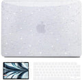 B BELK Compatible with MacBook Air 13 inch Case 2025 2024 2023 2022 M4 M3 M2 A3240 A3113 A2681, Plastic Hard Shell+Keyboard Cover+Screen Protector for MacBook Air 13.6 inch Case, Shiny Colorful Clear