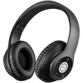 iJoy Bluetooth Headphones Over Ear, Wireless and Wired Foldable Headset Built-in Microphone - (Stealth) Adults Kids Men Women - Audifonos Auriculares Inalambricos