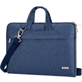 Voova Laptop Bag 15.6 Inch, Waterproof Computer Sleeve Carrying Case with Shoulder Straps & Handle Compatible with Macbook Air 15 M2/M3/M4, MacBook Pro 15/16, 15-16 Inch Hp Dell Lenovo Asus, Blue