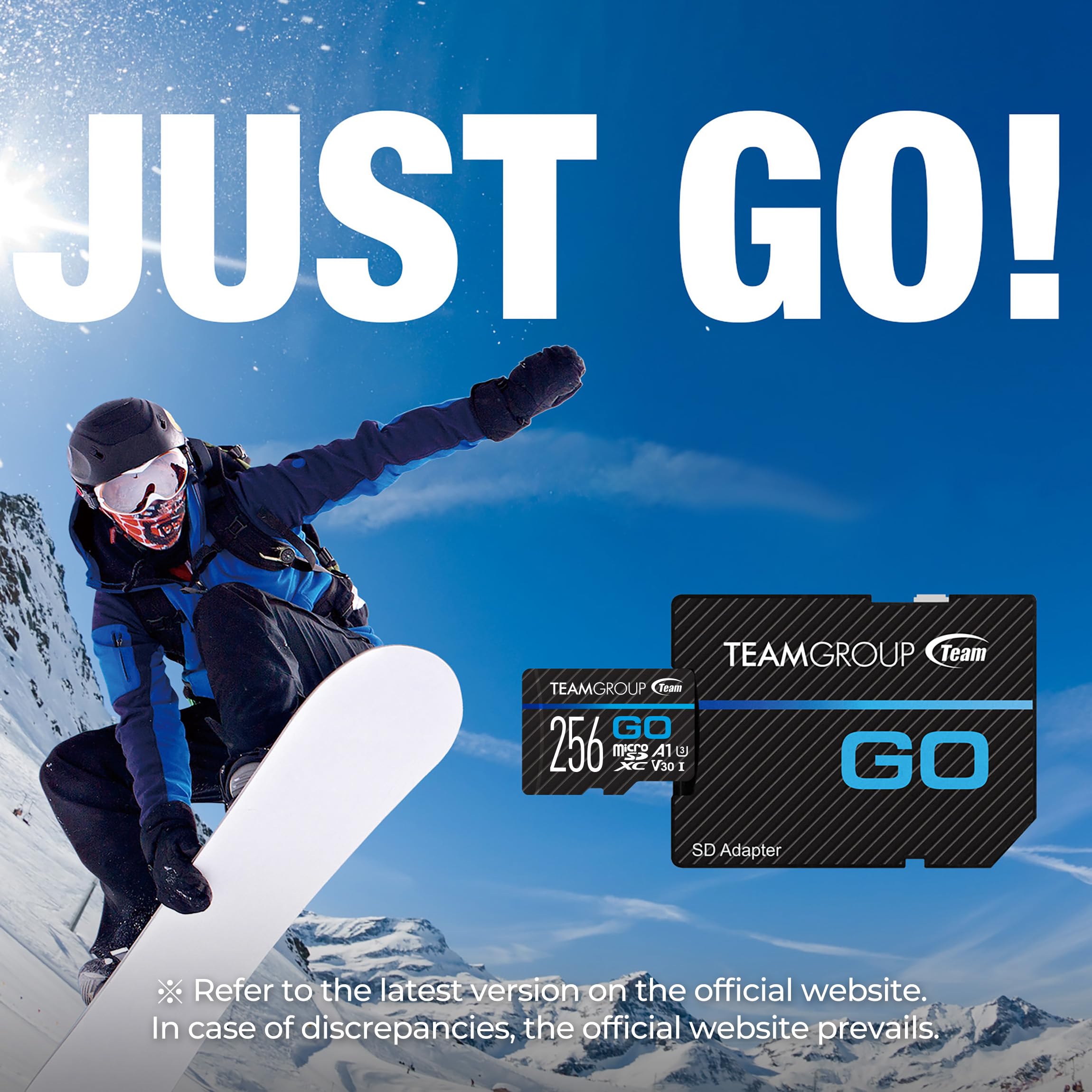 TEAMGROUP GO Card 128GB x 5 Pack MicroSDXC UHS-I U3 V30 4K for Action Cameras & Drone High Speed Flash Memory Card with Adapter for Outdoor Sports&Vlog, 4K Shooting,GoPro&Insta360&DJI TGUSDX128GU363