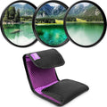 Altura Photo 72mm Lens Filter Kit - Multi-Coated UV Protector, CPL Polarizing and ND Neutral Density Filters + Case for Camera Accessories & Lenses