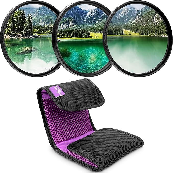 Altura Photo 52mm Lens Filter Kit - Multi-Coated UV Protector, CPL Polarizing and ND Neutral Density Filters + Case for Camera Accessories & Lenses