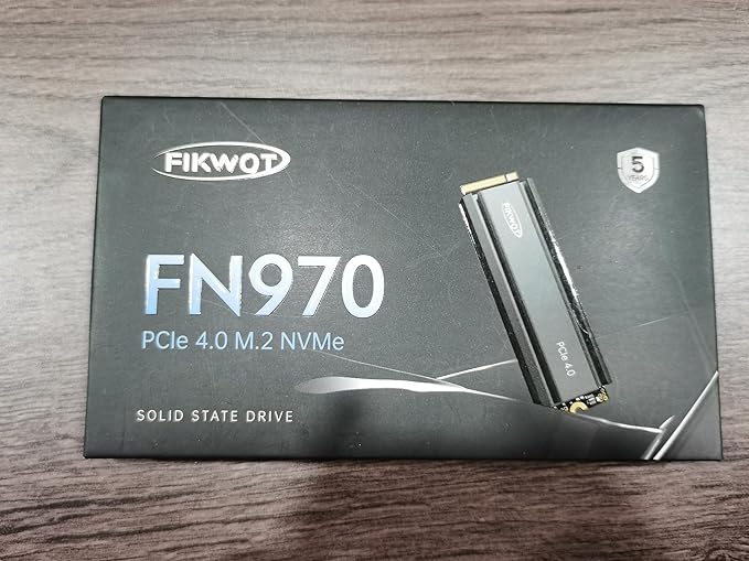 FN970 2TB M.2 2280 PCIe Gen4 x4 NVMe 1.4 Internal Solid State Drive with Heatsink - Speeds up to 7,400MB/s, Configure DRAM Cache, Compatible PS5 Internal SSD