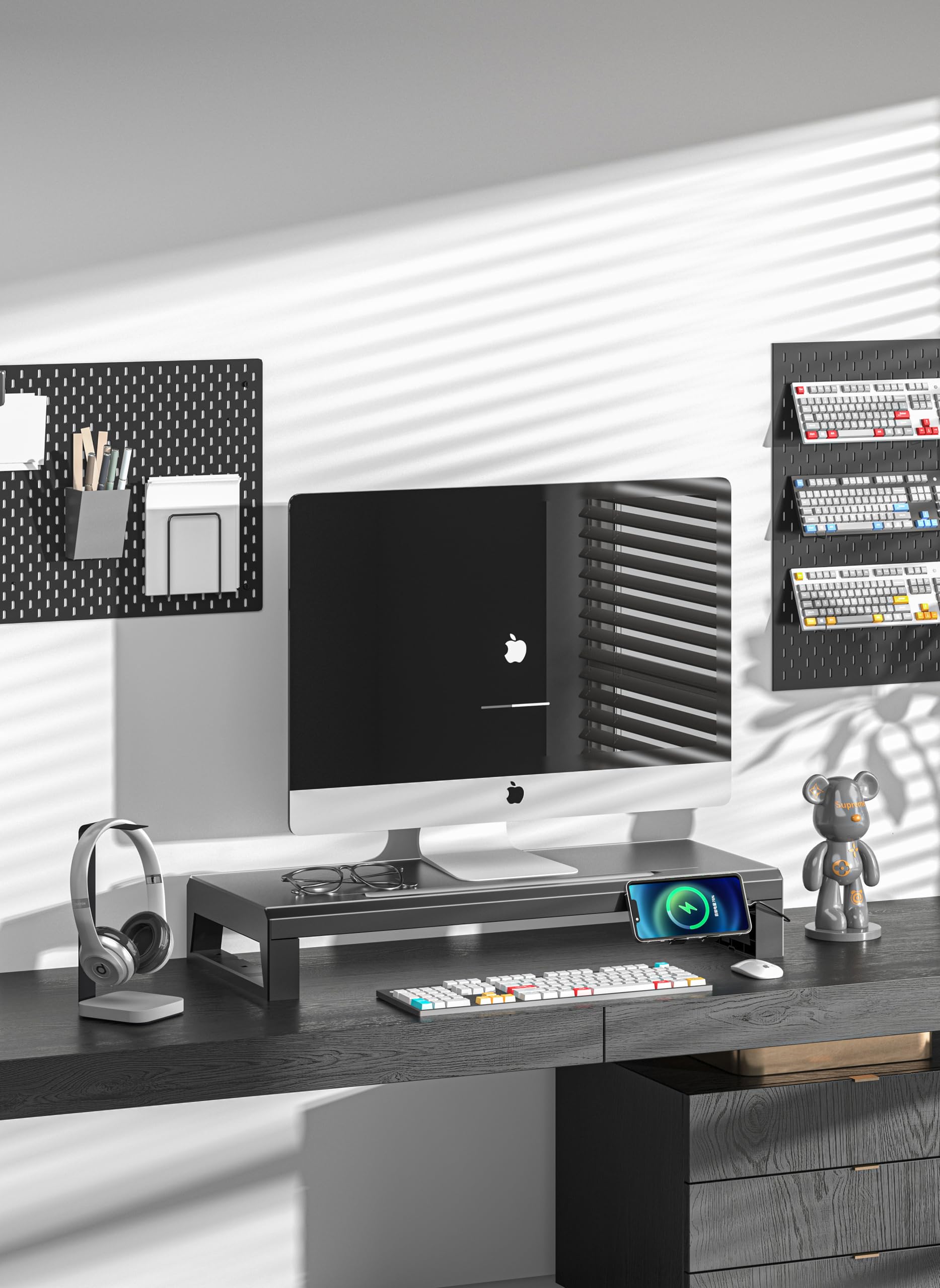 GECKOSTROLL Computer monitor stand (Basic Version, 550mm)