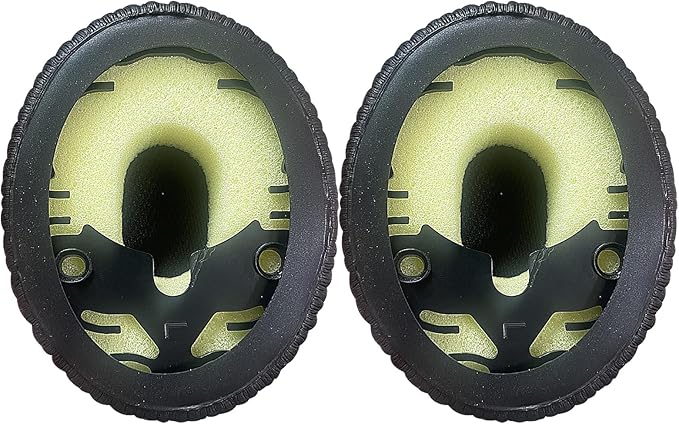 Bose QC3 Earpads,Headphones Replacement Ear Pads Memory Foam Ear Cushion Cover Kit for Bose QuietComfort 3 Headphone Accessories- Black