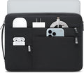 HYZUO 13.3-14 Inch Laptop Sleeve Bag for MacBook Pro 14 M5-M1, MacBook Air/Pro 13, 13.8-13 Surface Laptop/Book, Portable Notebook Case for 13" HP Dell Lenovo ThinkPad Asus Acer Samsung, Classic Black