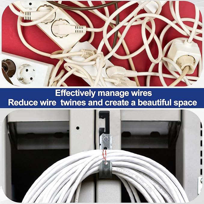 Zonon 25 Pcs J Hooks for Hanging Metal J Hook Hangers Cable Support with Bat Wing Heavy Duty G60 Galvanized Steel Cable Hooks for Attaching Ceiling Wire Threaded Rod, Ul Certification(2 Inch)