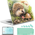 May Chen for MacBook Air 13.6 inch Case A3240 M4 A3113 M3 A2681 M2 with Retina Dispaly, 2025 2024 2023 2022 Release, Plastic Hard Shell Case with Screen Protector & Keyboard Cover, Hedgehog watercolor