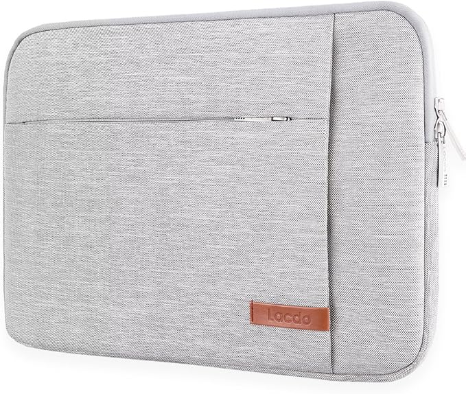 Lacdo Chromebook Case 11 Inch Laptop Sleeve for 11 Inch Acer HP Lenovo Dell Samsung ASUS Chromebook Spin 3 11, 13 inch New Surface Pro 11 Copilot+PC / 10 9 8 X, 11.6" MacBook Air Computer Bag, Gray