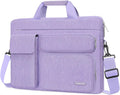 MOSISO Laptop Shoulder Bag, Computer Bag with 2 Raised&1 Flapover&1 Horizontal Pocket&Handle&Belt