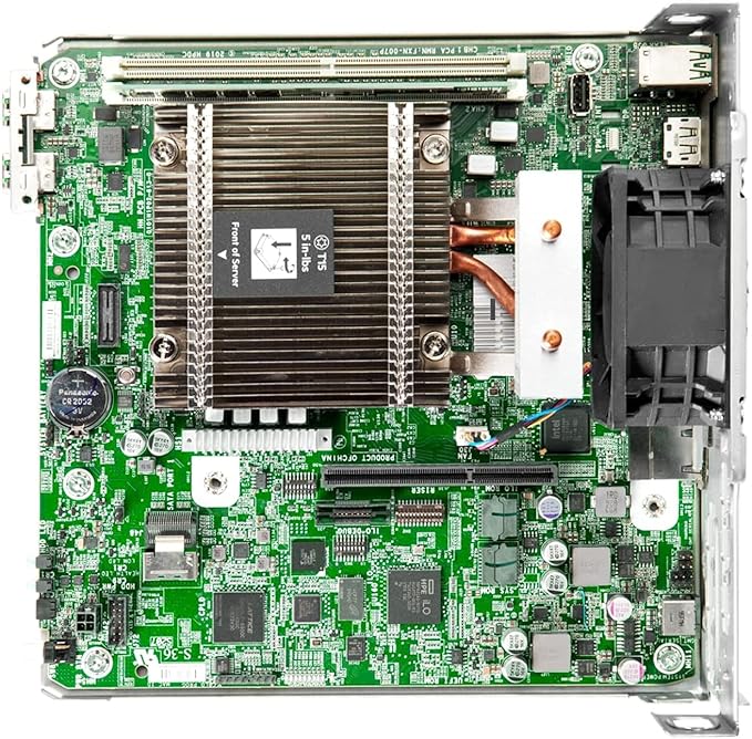 Hewlett Packard Enterprise HPE ProLiant MicroServer Gen10 Plus v2 Ultra Micro Tower Server for Small Business, Xeon E-2314 2.8GHz, 64GB Memory, 48TB HDD Storage, RAID, iLo, Server 2022 Essentials