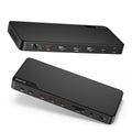 MOKiN Thunderbolt 4 Dock - 16 Ports, Laptop Docking Station Dual Monitor for MacBook, Docking Station 3 Monitors for Windows with 150W DC Power,TB4 Cable,2.5 Gigabit Ethernet（Thunderbolt™ Certified）