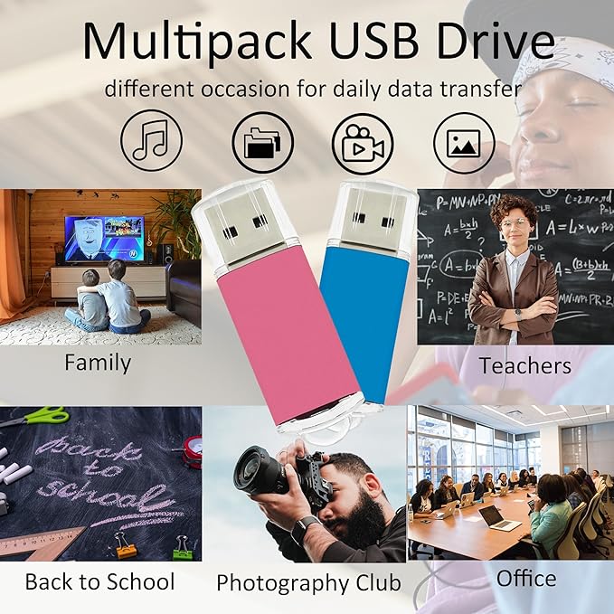 1GB USB Flash Drive 10 Pack Nicepicten USB 2.0 Thumb Drives Metal Jump Zip Drive Memory Stick Pendrive Memoria USB 1 GB with 10PCS Lanyard Label - Mixcolor 10 X 1GB Flash Drives