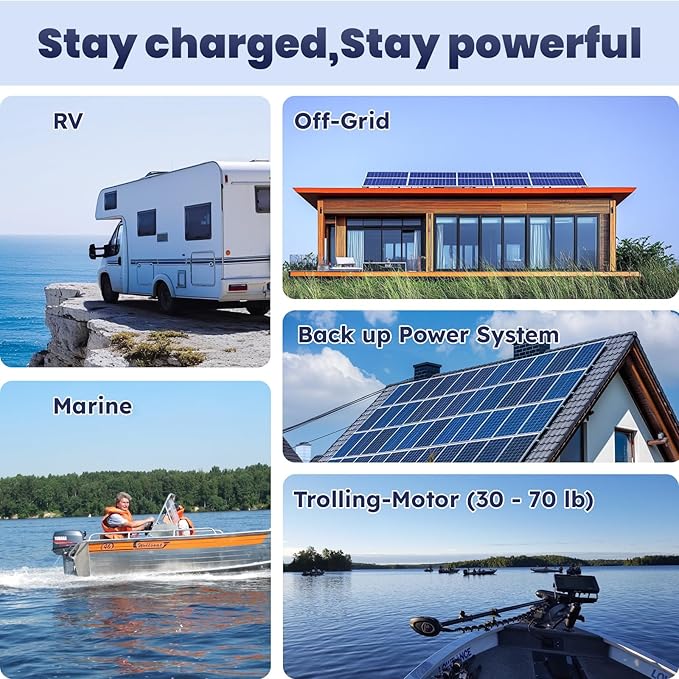 Smart Bluetooth 12V 140Ah LiFePO4 Battery, 12 Volt Lithium Battery with Low Temperature Protection, 150A BMS, Group31, Perfect for Trolling Motor, RVs, Marine, Boat, Energy Storage System