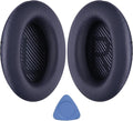 Replacement Ear Pads for Bose QuietComfort 35 (QC35) & Quiet Comfort 35 II (QC 35 ii) Headphones, EarPads Cushions with Noise Isolation Memory Foam, Softer Protein Leather, Added Thickness